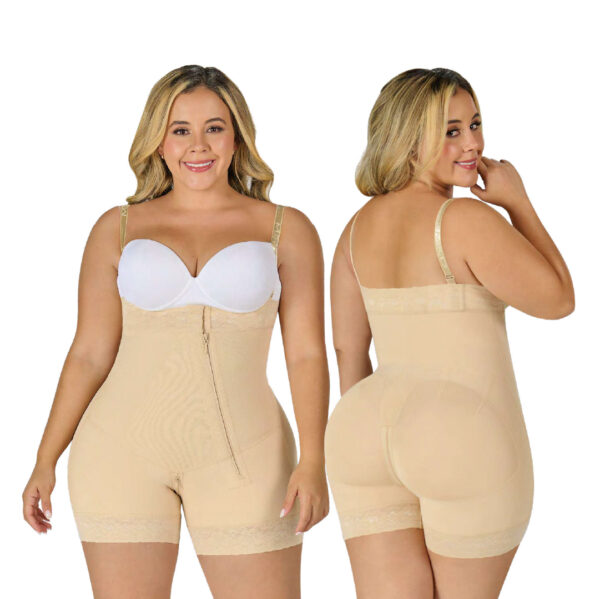 faja corta strapless con cierre diagonal ref. f0766