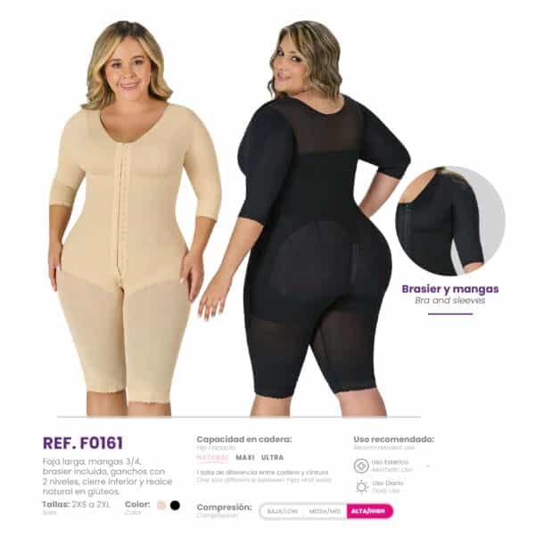 faja larga con brasier incluido y hombro ajustable ref. f0120 (copia)