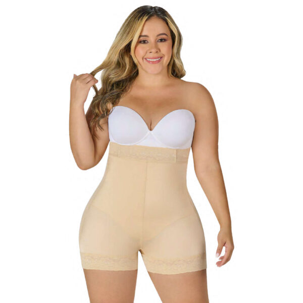 short extracorto talle alto con refuerzo abdominal ref. sxa0216