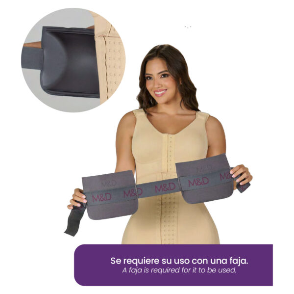 moldeador de cintura anatómico flexible ref. mc107